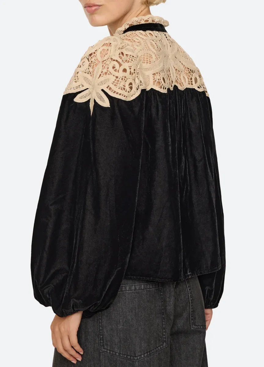 Shiloh Top - Black/beige  -  Sea new york 