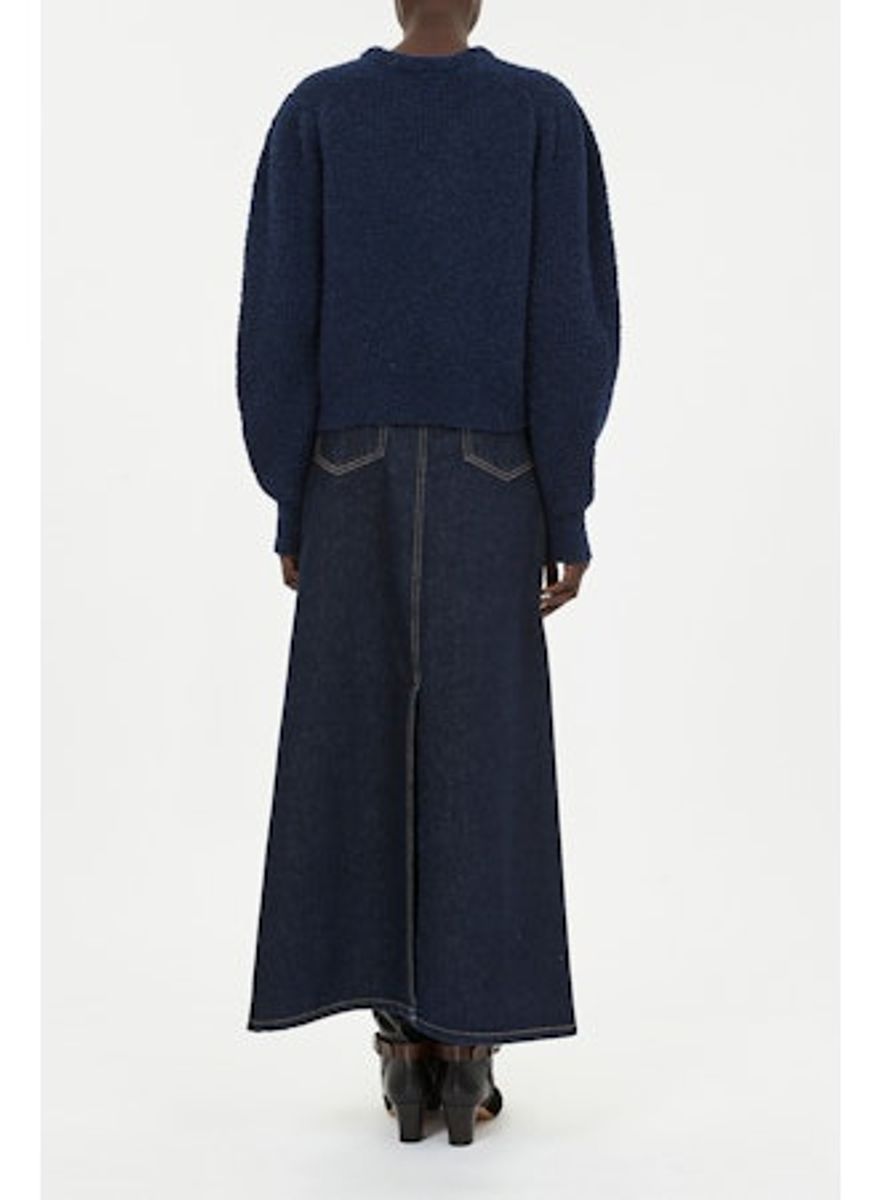 Romily Alpaca long sleeve Pullover-Midnight - Ulla Johnson