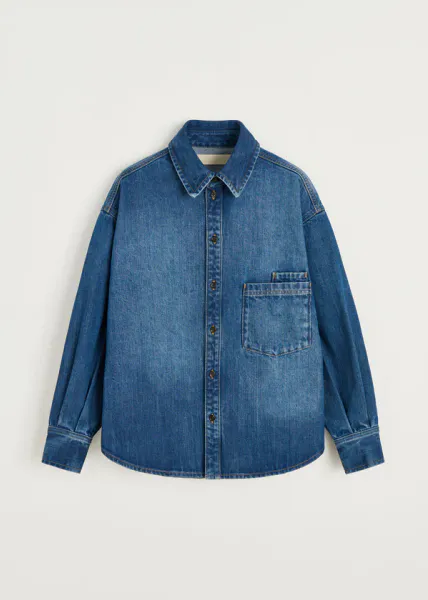 Hovedbilde Casy shirt denim - worn Blue  - Aiayu