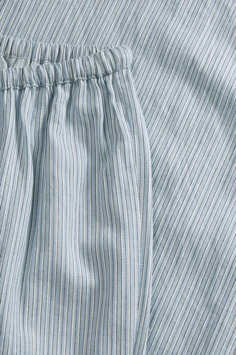 Aude pants . Tiny blue stripe  - Skall Studio