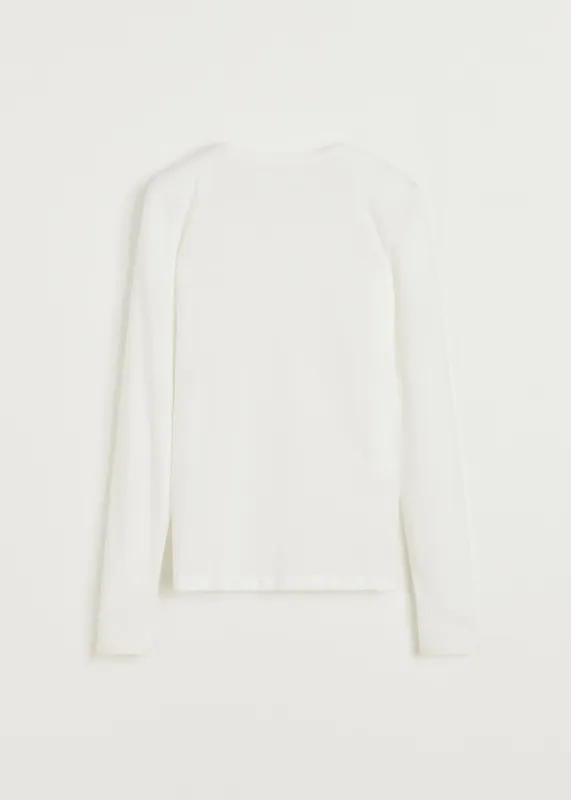  Messhu long sleeve |Pure Ecru - Aiayu
