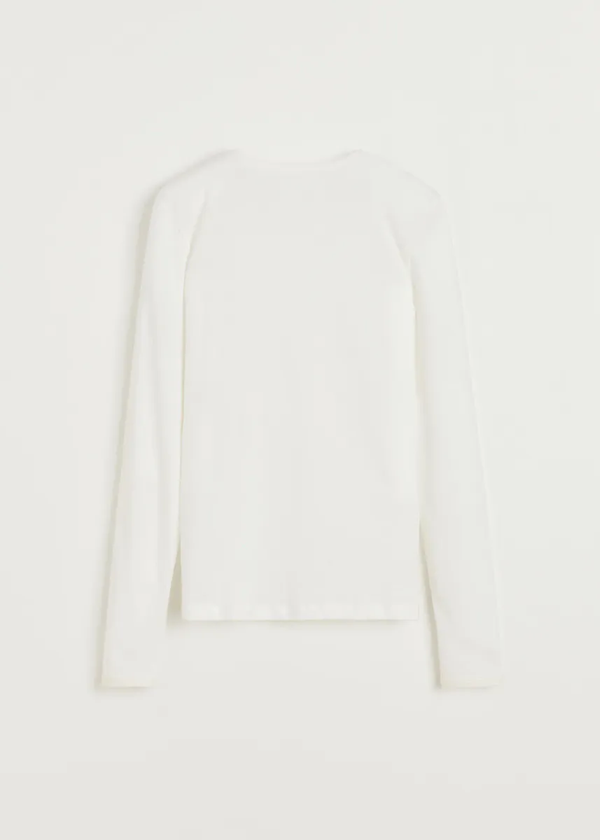  Messhu long sleeve |Pure Ecru - Aiayu