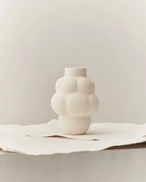 Hovedbilde BALLOON VASE 04 PETIT CERAMIC WHITE - Louise Roe