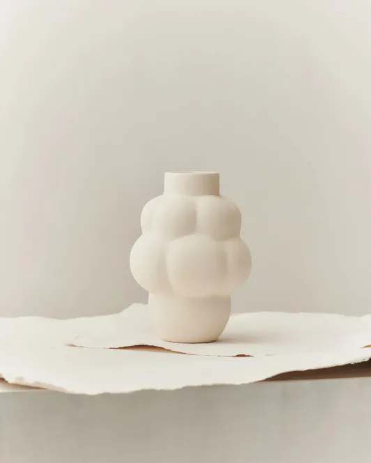 Hovedbilde BALLOON VASE 04 PETIT CERAMIC WHITE - Louise Roe