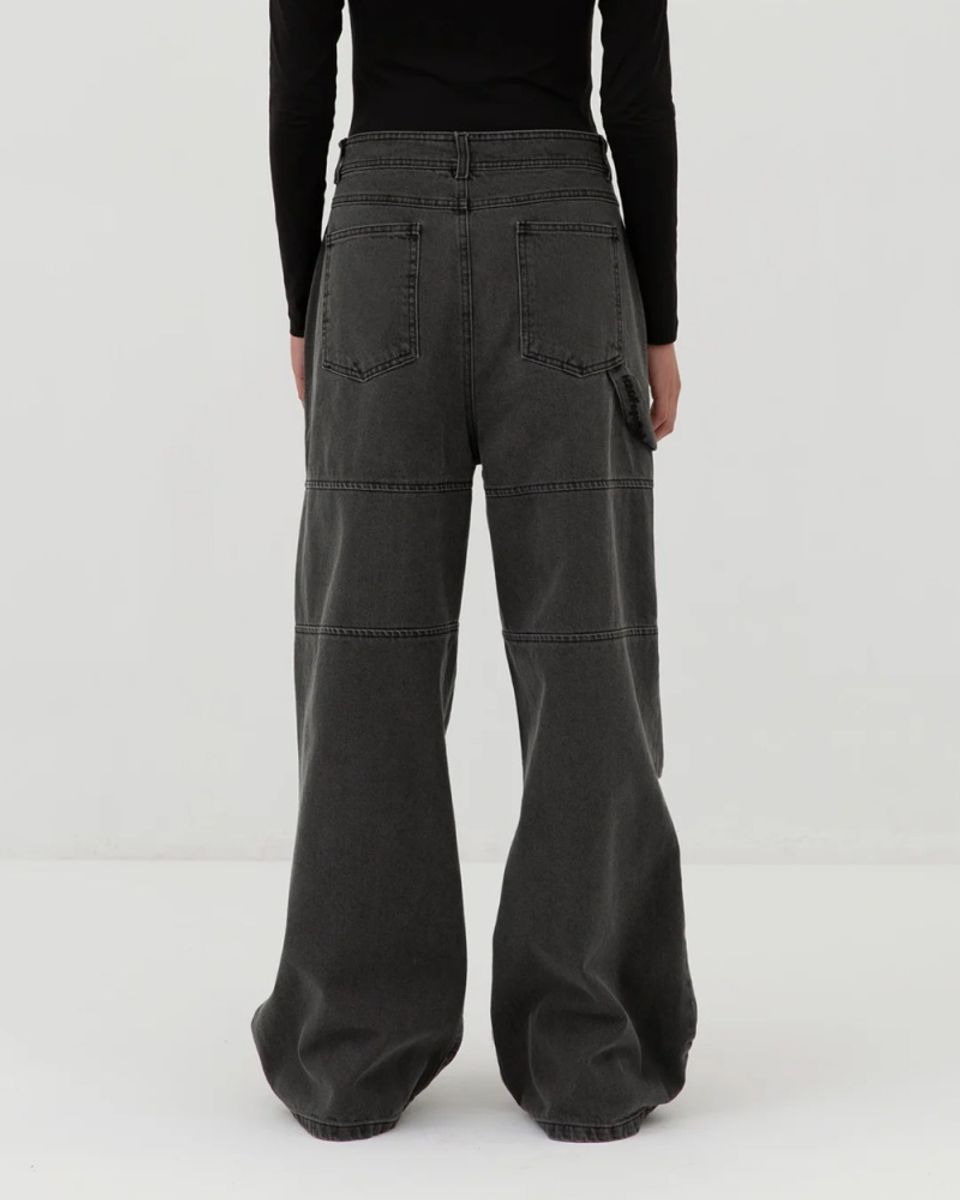 Classic Box Jeans Washed Black - H2OFagerholt