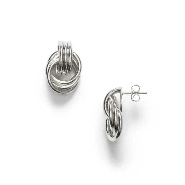 Hovedbilde Triplet Earring - Silver - Anni Lu
