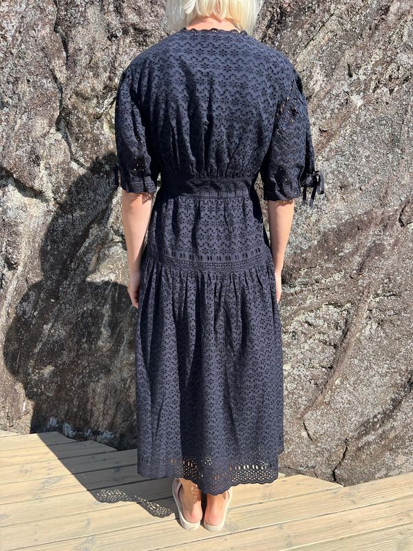 Ottilie Cotton Dress - Midnight - Ulla Johnson