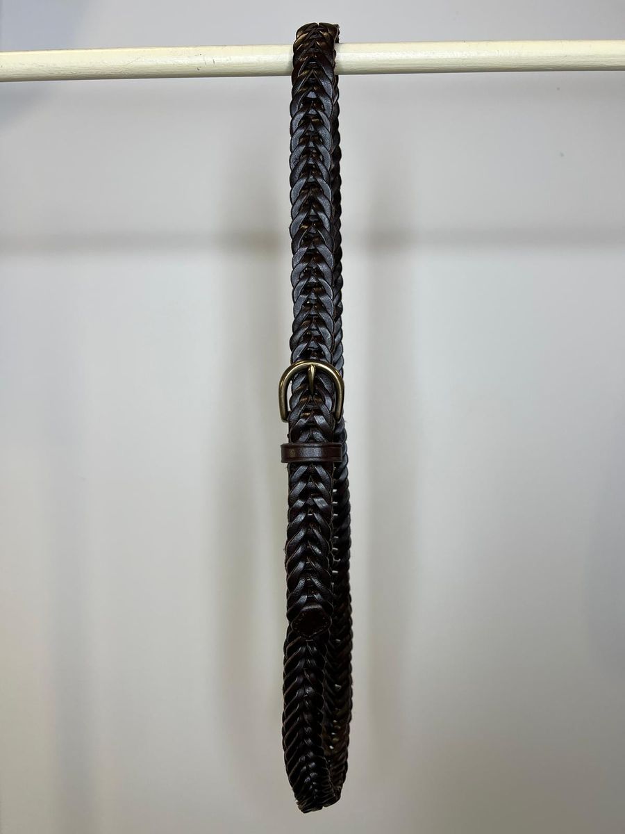 Belte Skinn 2 cm- Brun 90 cm  - Dragon Diffusion