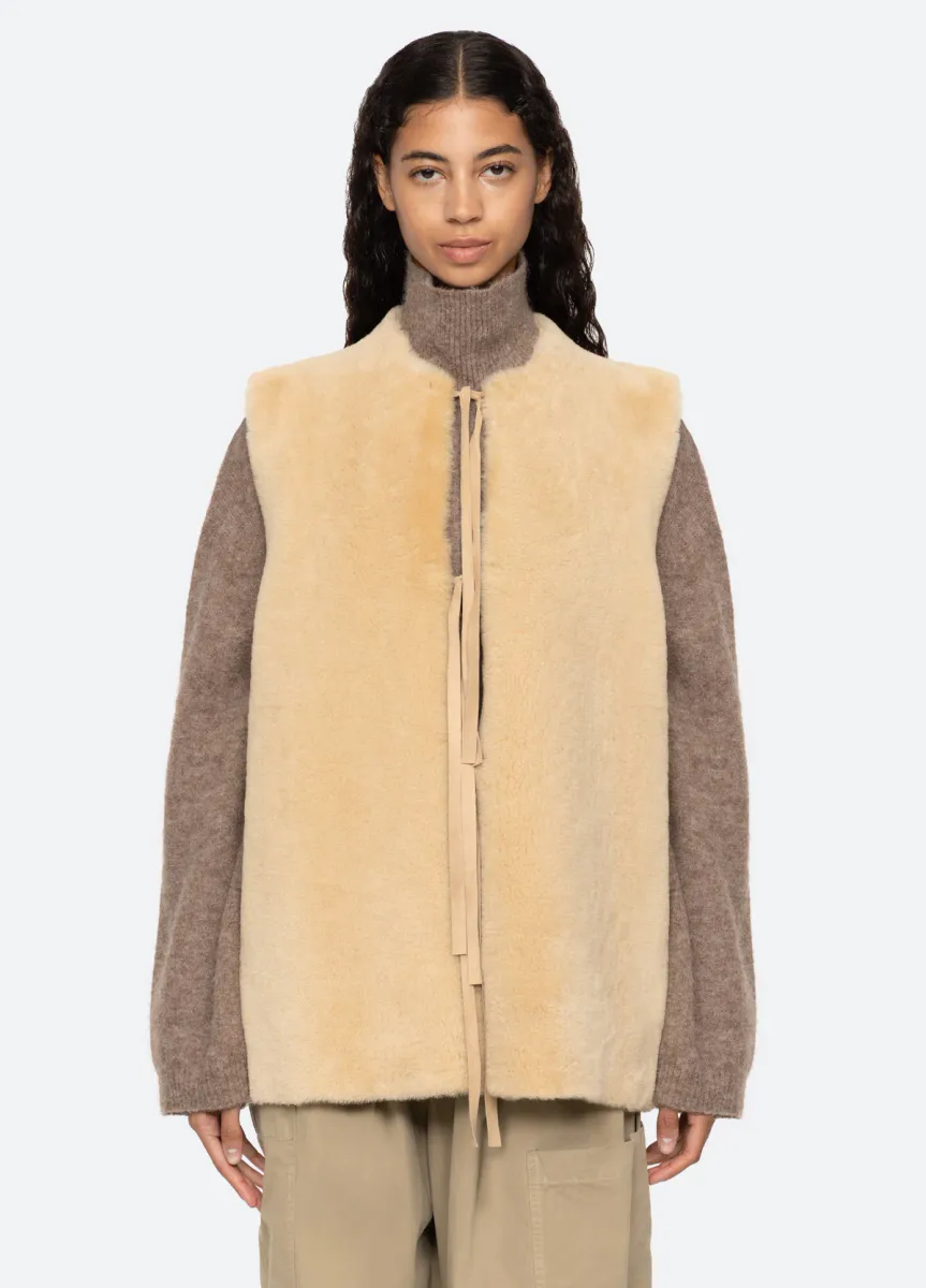 Elliot Vest cream - Sea new york