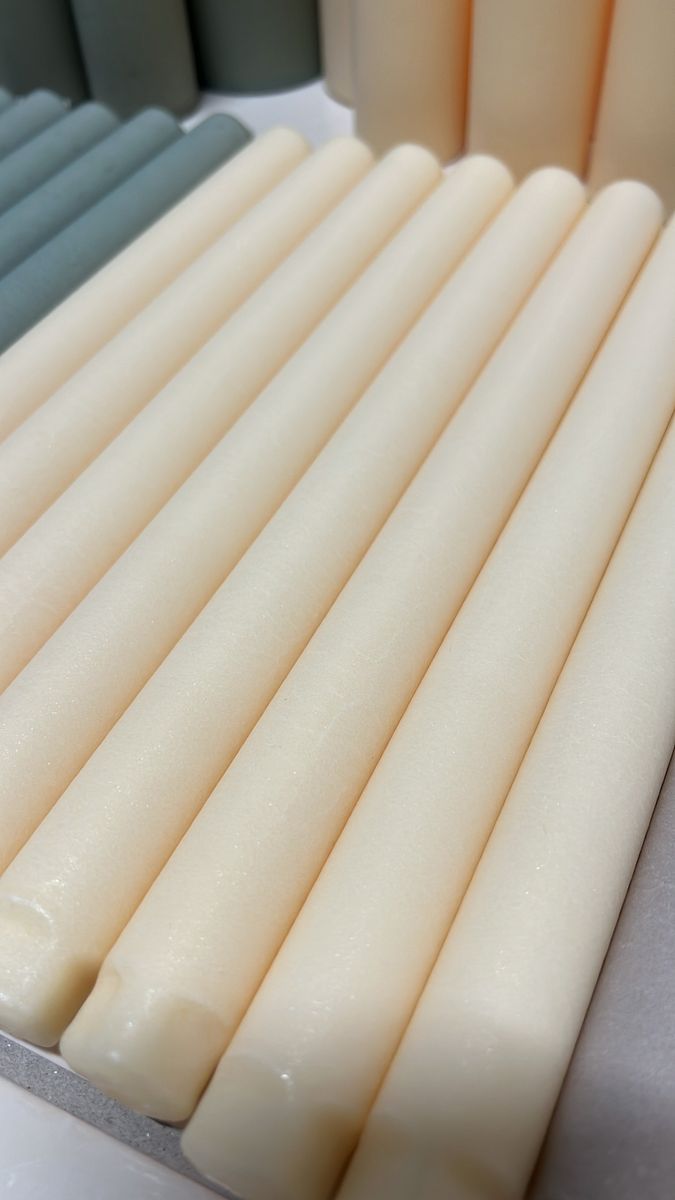 Stearinlys Creme 27x2,4 - Støberiet