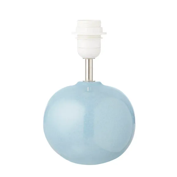 Hovedbilde Keramikk Lampe Ball Misty Blue H13cm  - Bungalow