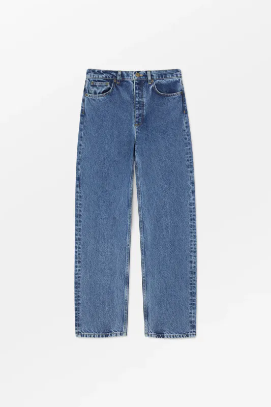Sharon straight jeans - Slouchy Blue  - Skall Studio