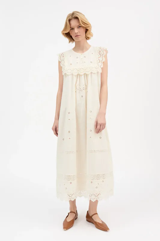 Tallulah dress - Antique White  - Skall Studio 